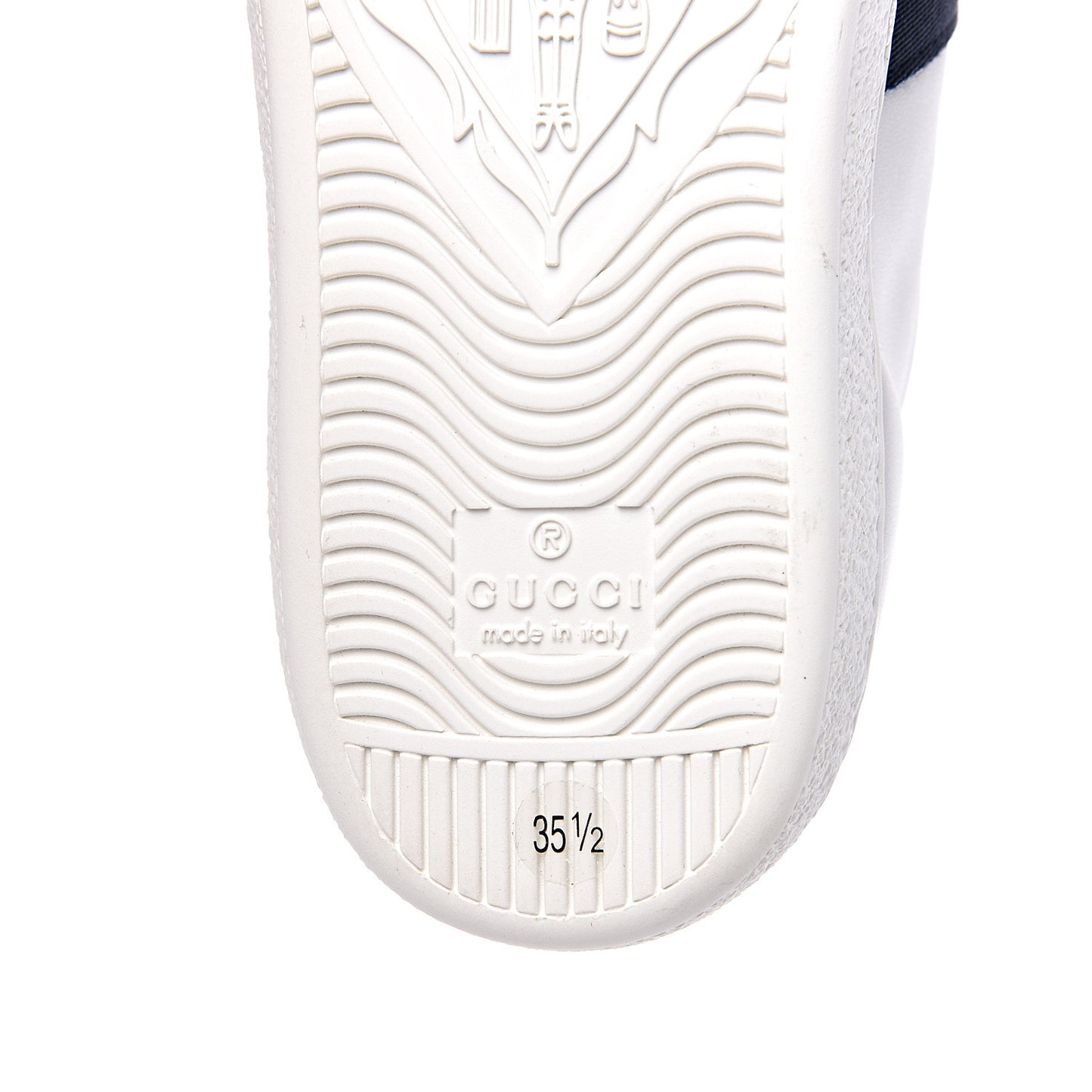 Calfskin Ayers Blind For Love Embroidered Womens Ace Sneakers 35.5 White