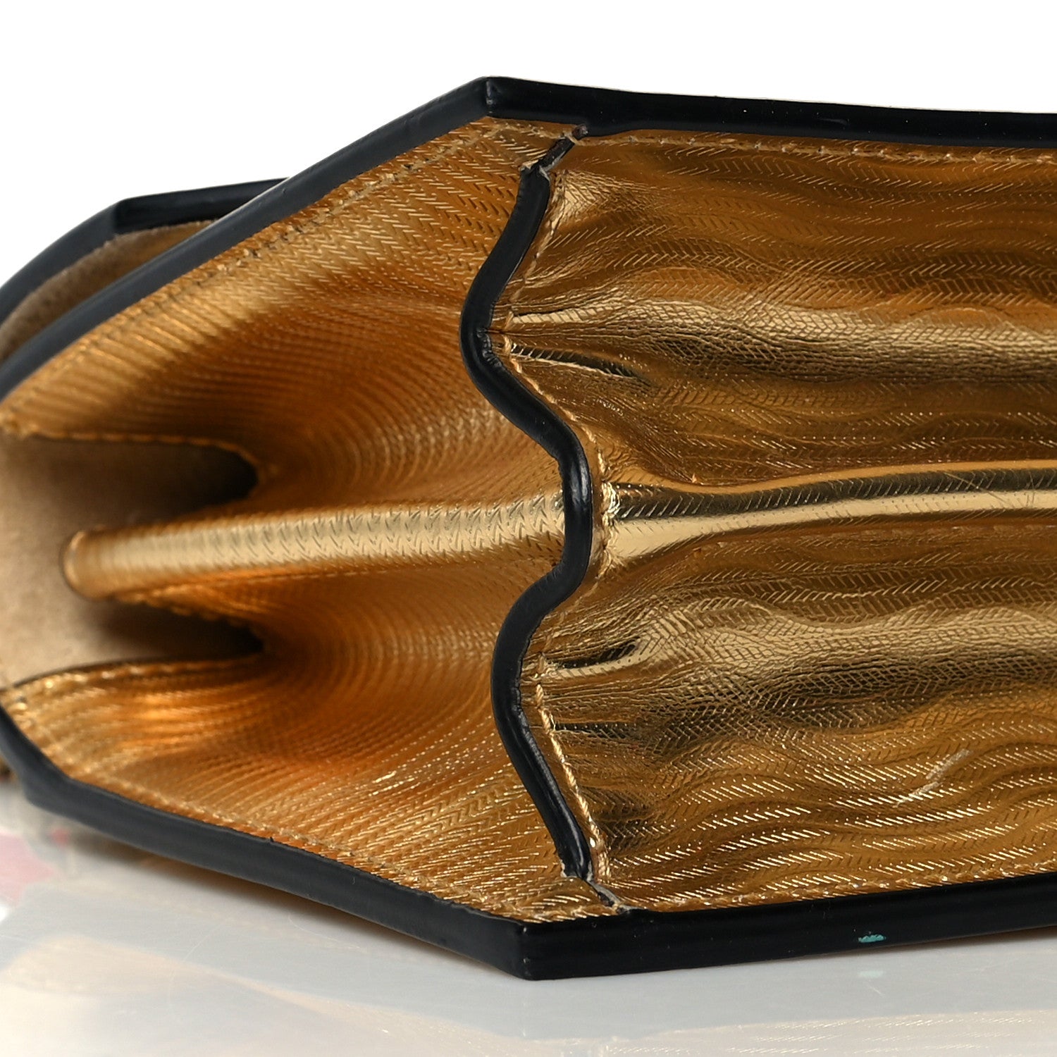 Christian Louboutin Metallic Calfskin Mini Elisa Shoulder Bag Gold 9 of 16