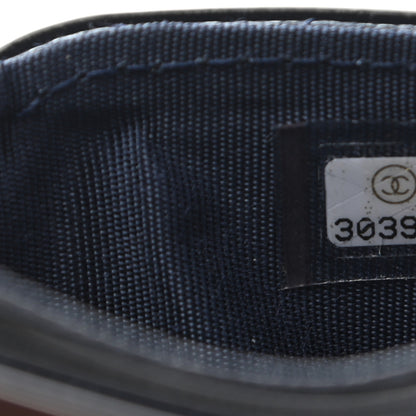 Chanel Caviar Quilted Filigree Card Holder Navy Black 8 of 9