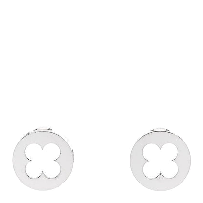Louis Vuitton 18K White Gold Empreinte Ear Studs Earrings 1 of 5