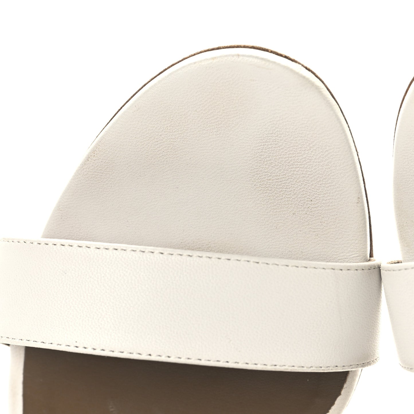 Nappa Brisbane Wedge Sandals 39.5 White