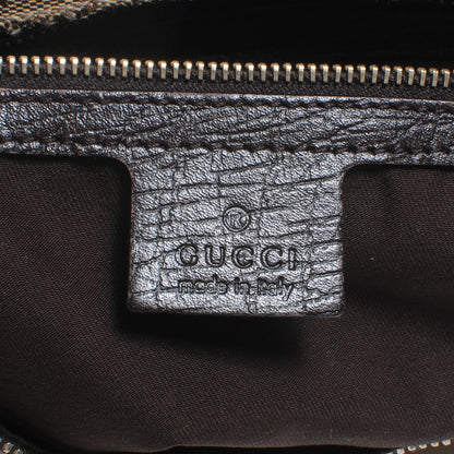 Gucci Monogram Medium Horsebit Chain Hobo Ebony 7 of 8