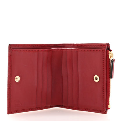 Gucci Microguccissima Bi-Fold Wallet Red 5 of 8