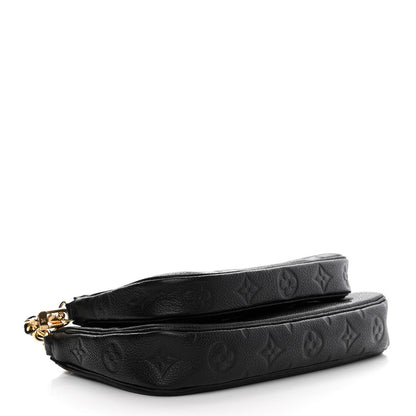 Louis Vuitton Empreinte Monogram Giant Wild At Heart Multi Pochette Accessories Black 4 of 10
