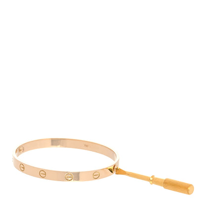 Cartier 18K Yellow Gold LOVE Bracelet 18 5 of 6
