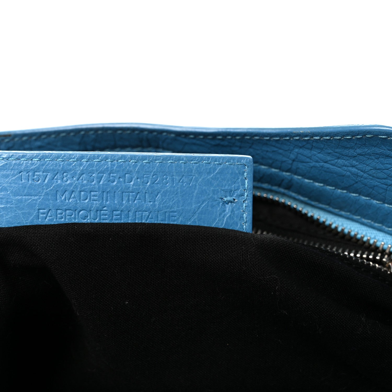 Balenciaga Agneau Classic Silver Hardware City Bleu Azur Clair 7 of 10