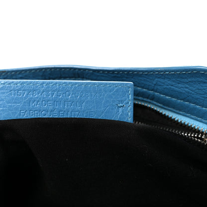 Balenciaga Agneau Classic Silver Hardware City Bleu Azur Clair 7 of 10