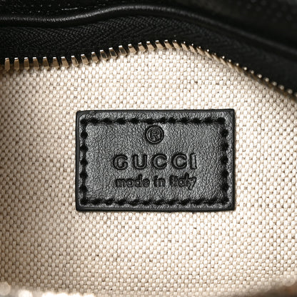 Gucci Calfskin GG Tennis Embossed Belt Bag Black 6 of 10