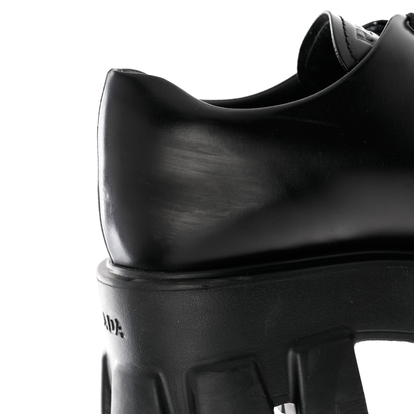 Spazzolato Rois Monolith 55mm Derby Loafers 36 Black