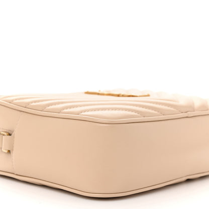 Saint Laurent Calfskin Matelasse Monogram Lou Camera Bag Nude Powder 10 of 11