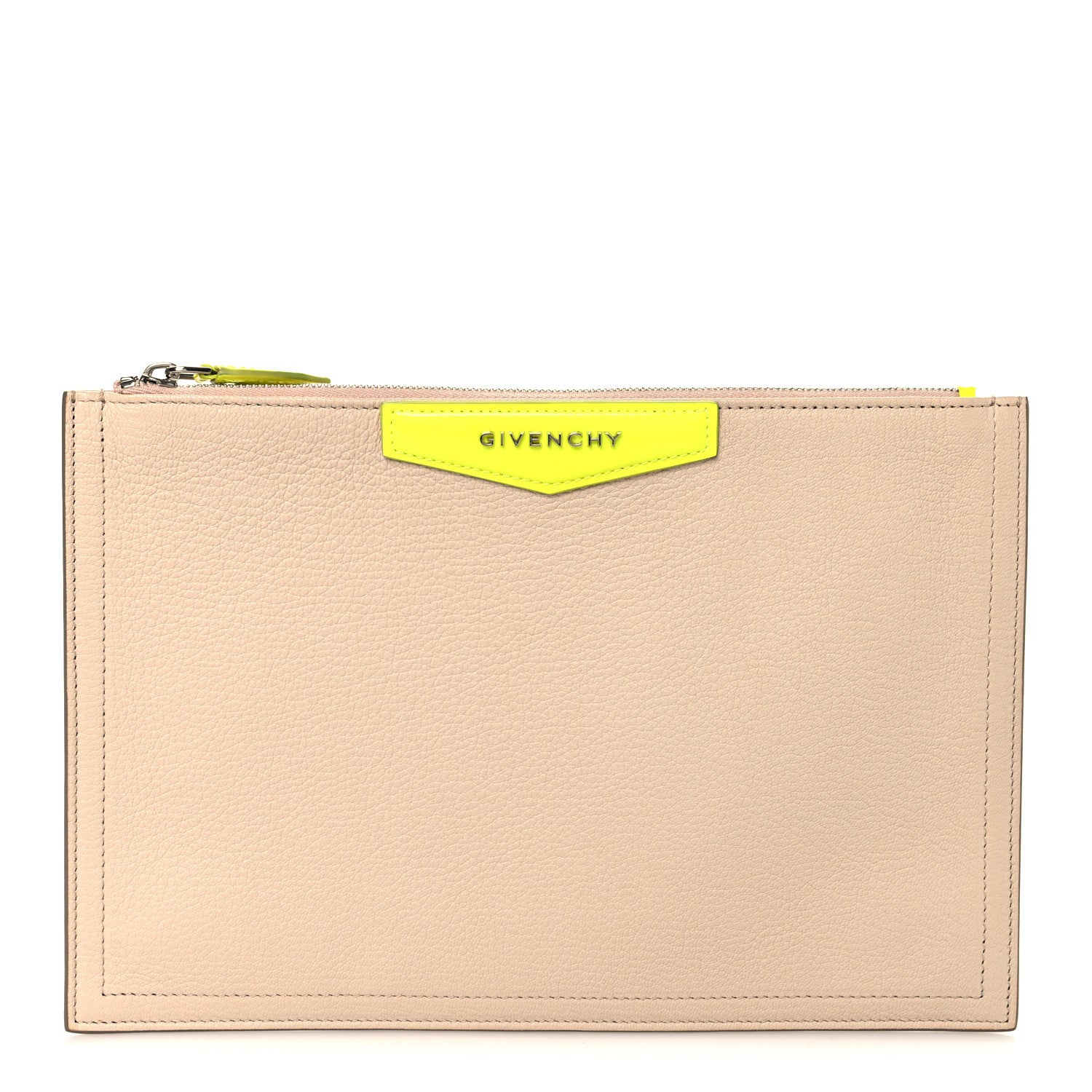 Givenchy Sugar Goatskin Medium Antigona Pouch Beige Yellow 1 of 10