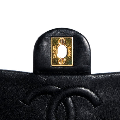 Chanel Lambskin Quilted Mini Square Flap Black 9 of 10