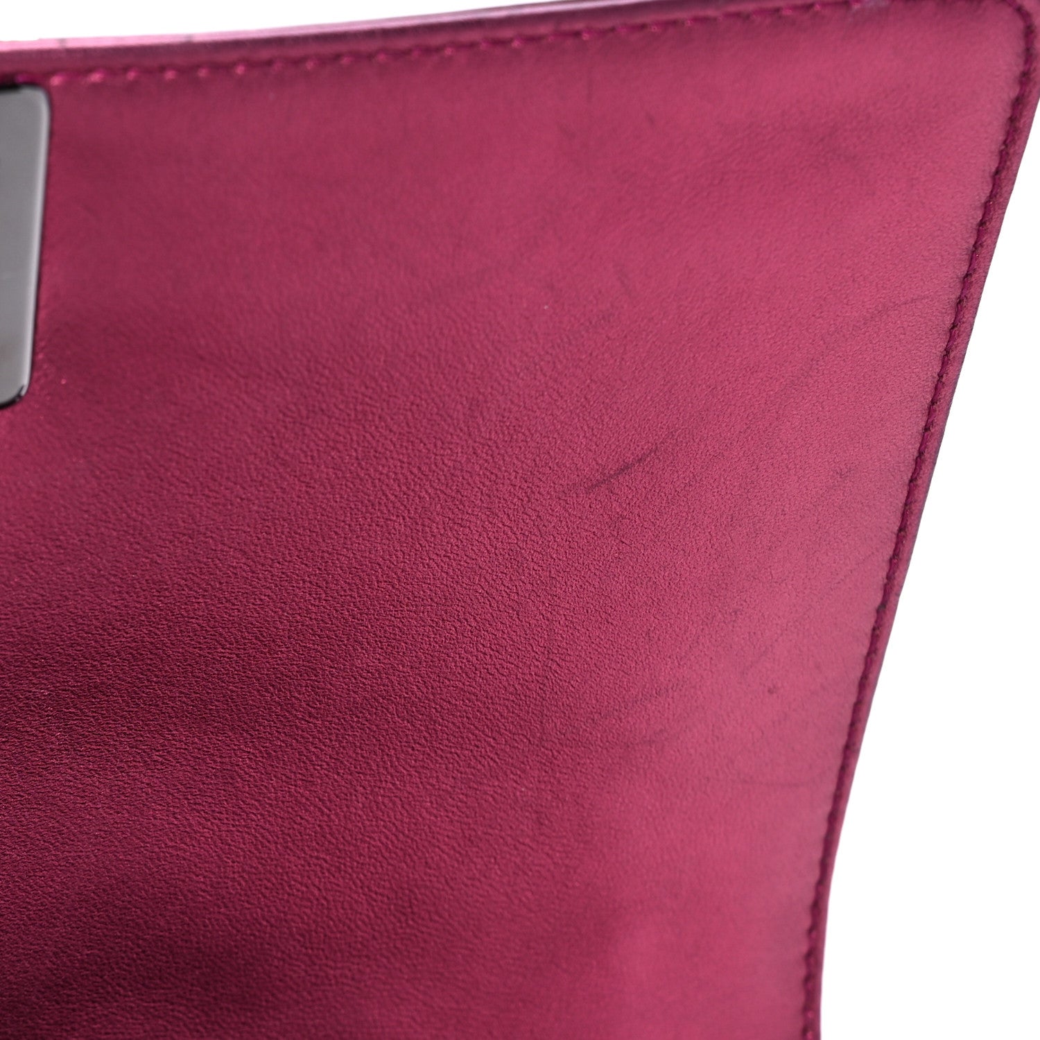 Chanel Metallic Patent Calfskin Quilted Medium Boy Flap Pink 17 of 18