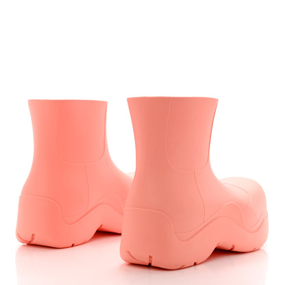 Bottega Veneta Rubber Puddle Ankle Boots 38 Flamingo 4 of 9