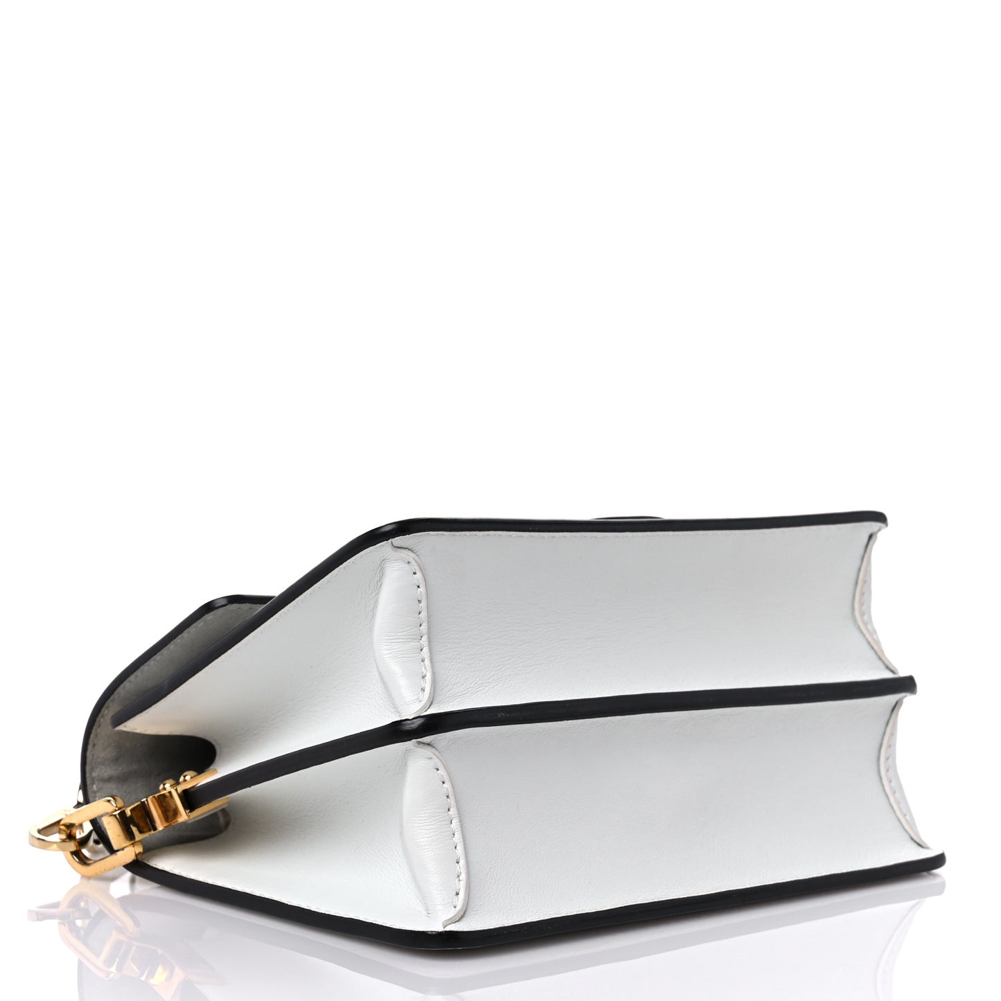 Smooth Calfskin Dauphine Mini White