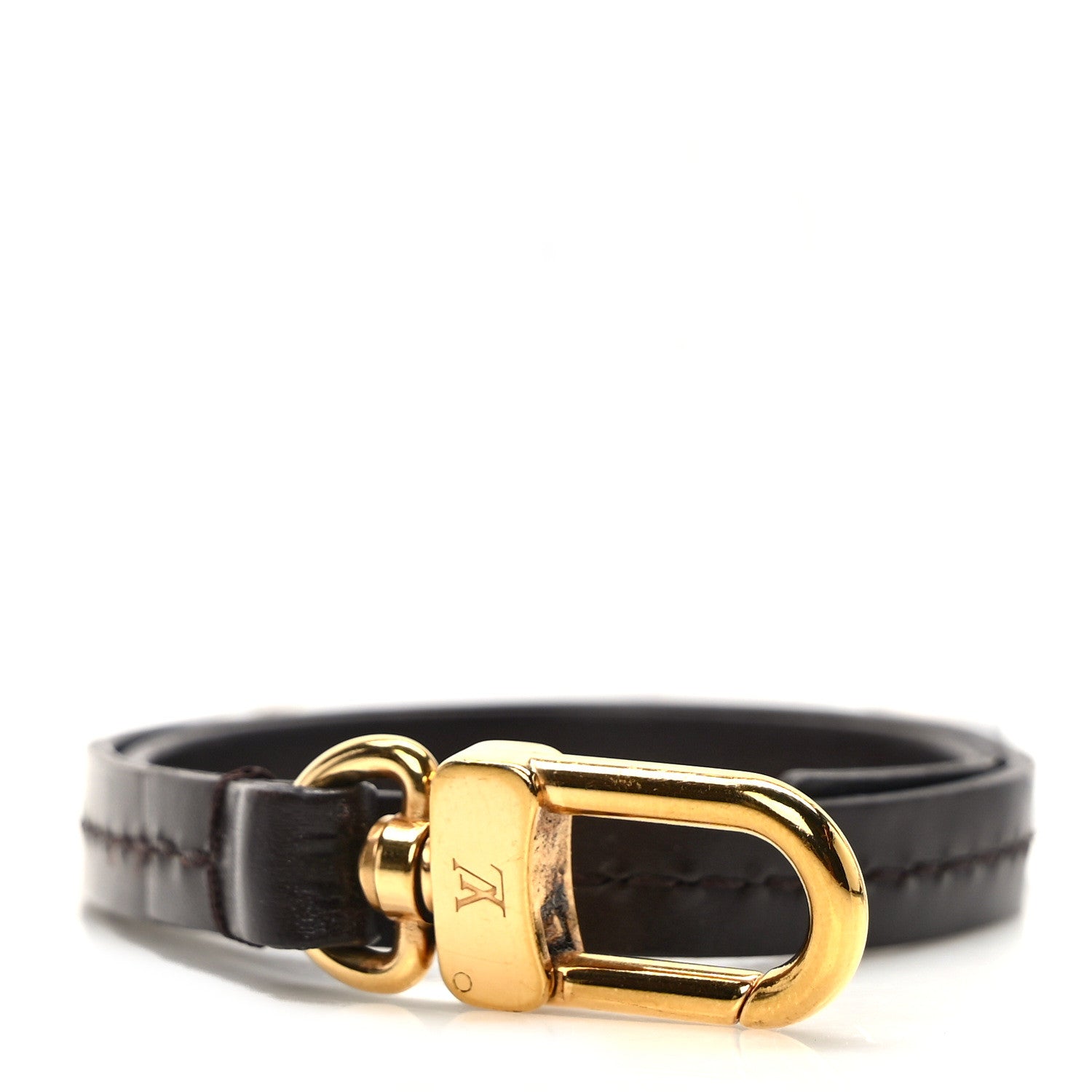 Louis Vuitton Calfskin Pochette Accessories Strap Brown 1 of 4