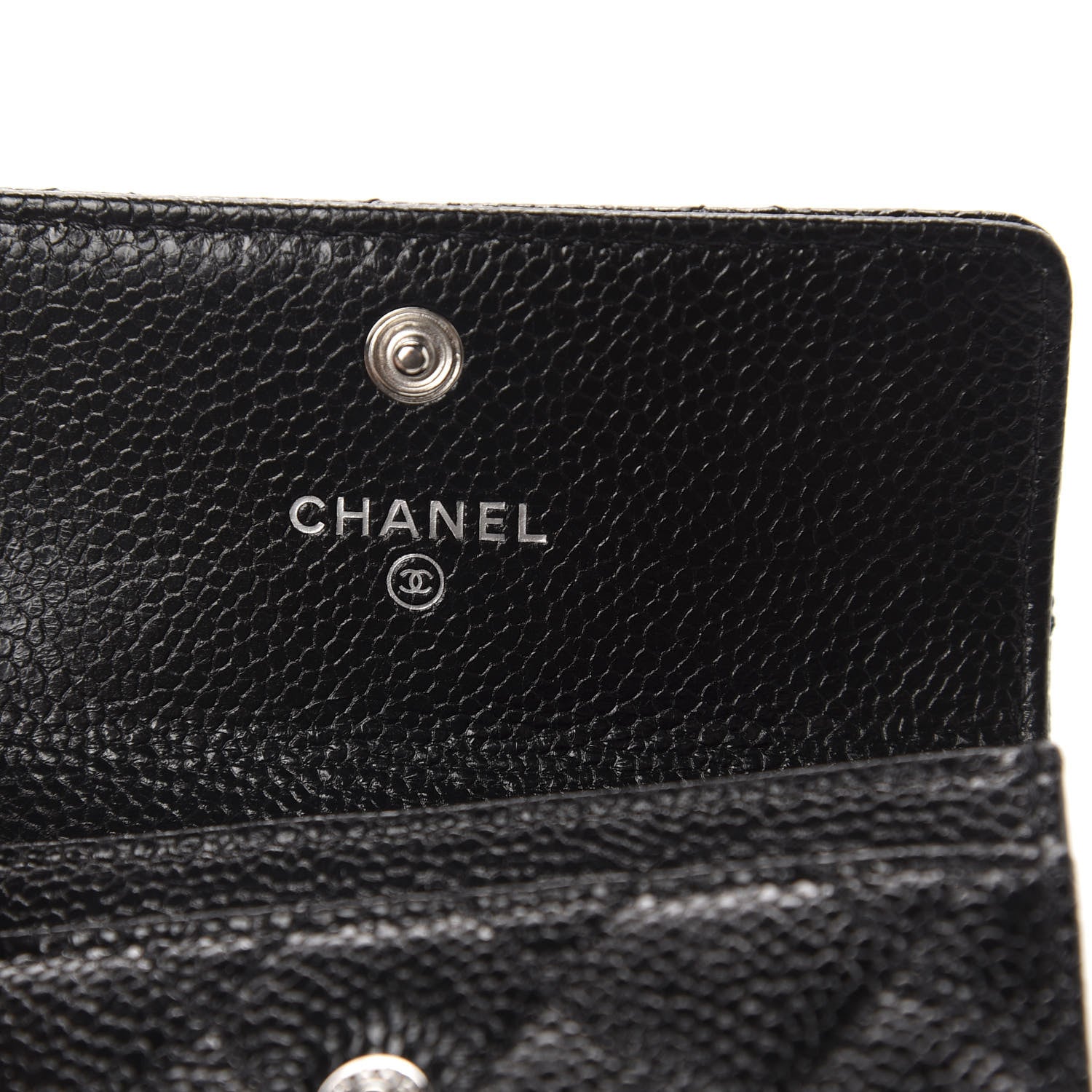 Chanel Caviar Quilted Incognito Flap Card Holder Black 6 of 9