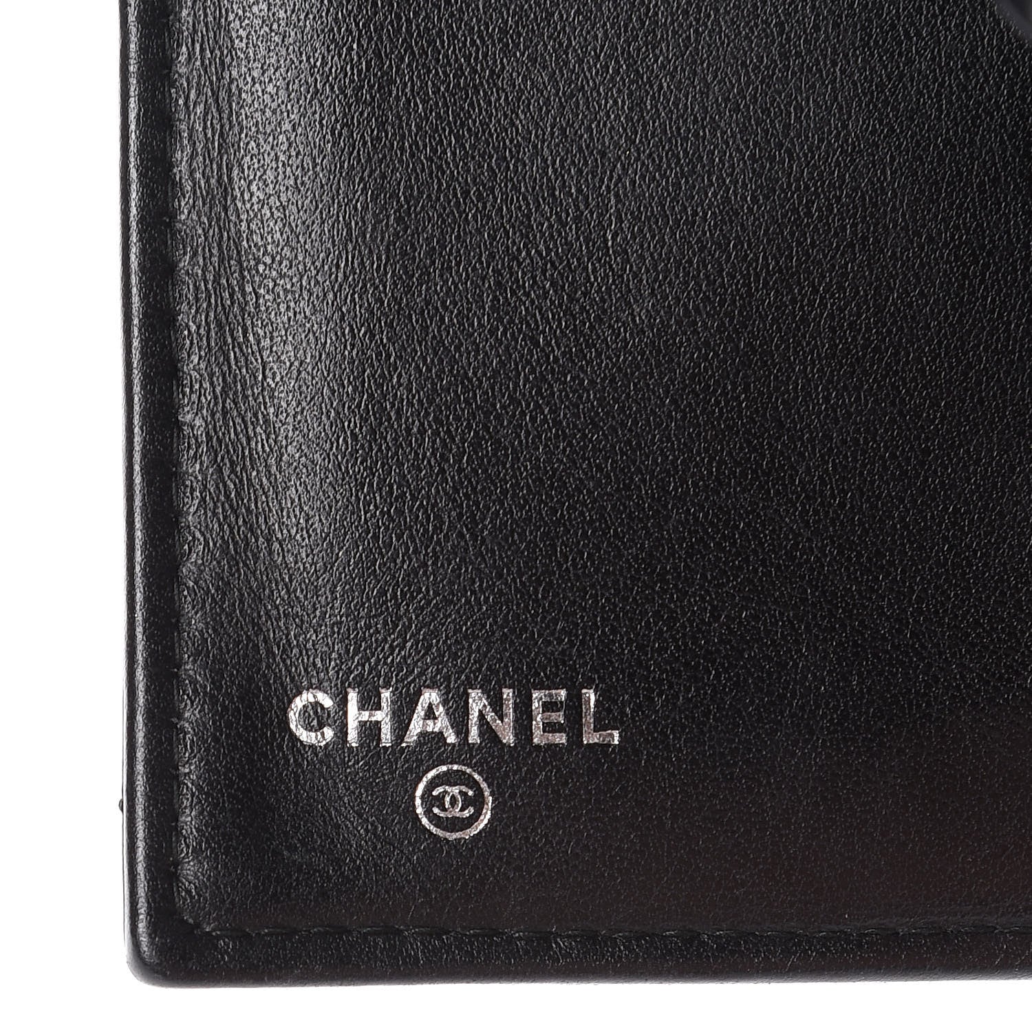 Chanel Aged Calfskin Chevron Quilted Reissue Medium Flap Wallet So Black 6 of 11