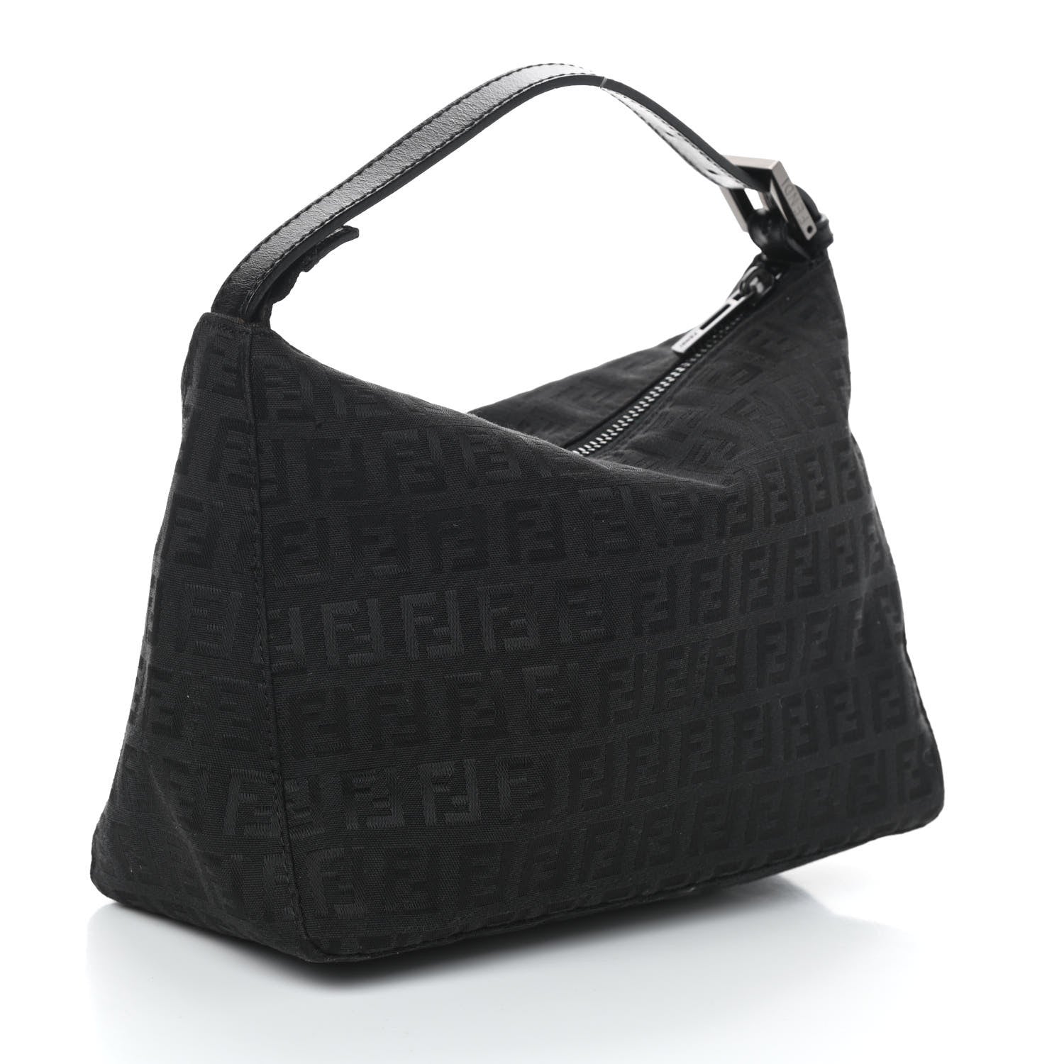 Fendi Zucchino Mini Pochette Black 2 of 8