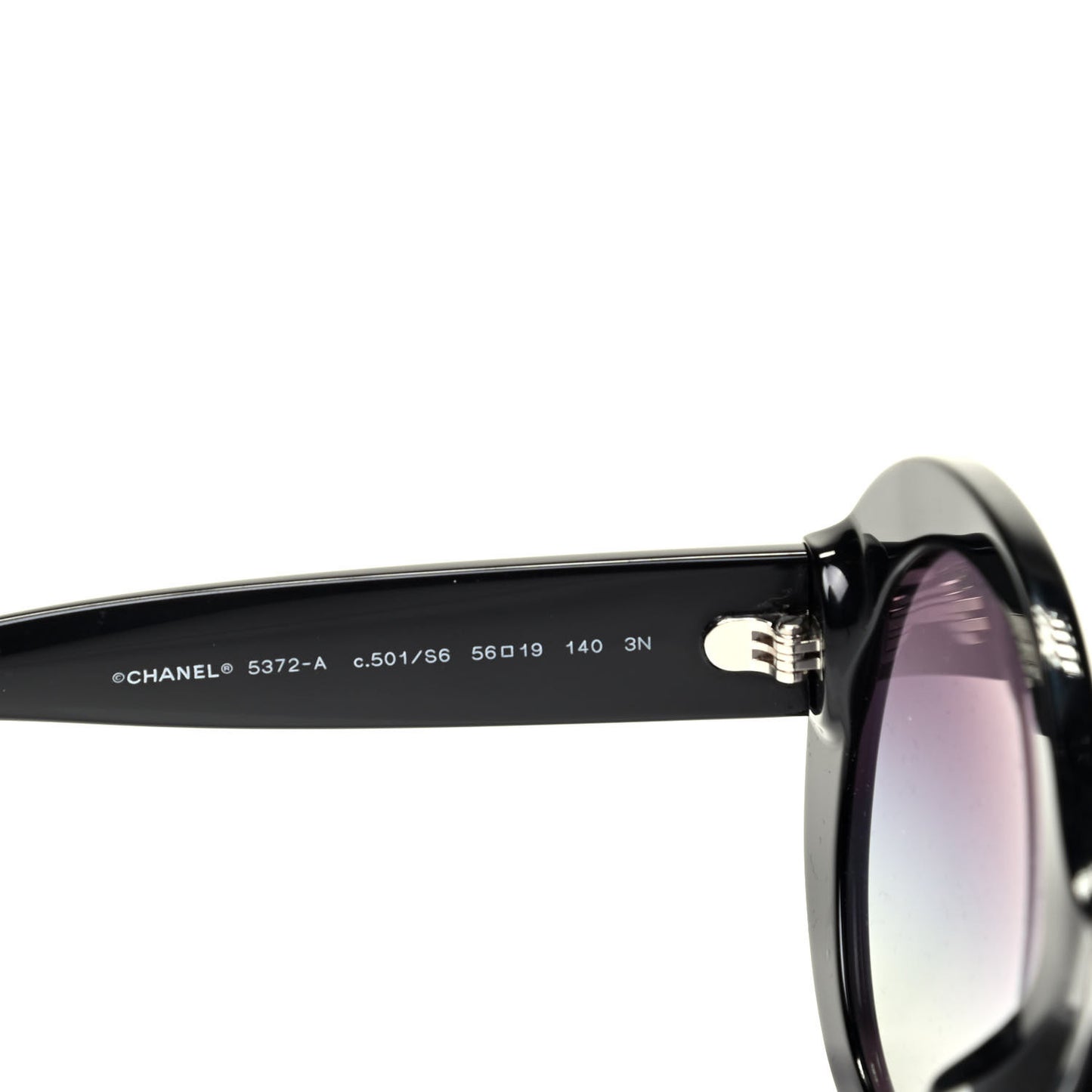 Oval CC Sunglasses 5372 Black