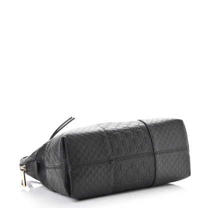 Gucci Guccissima Medium Bree Shoulder Bag Black 4 of 7