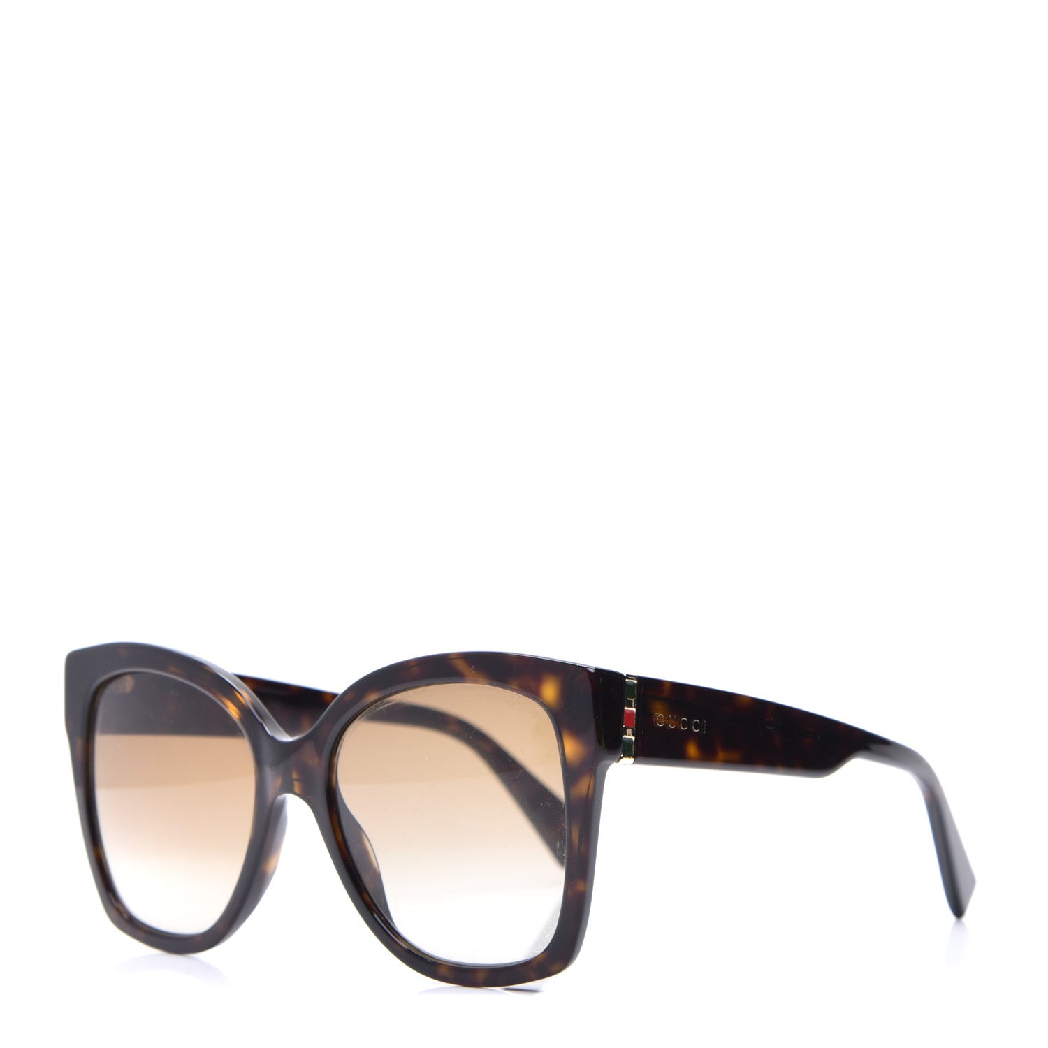 Gucci Acetate Square Frame Sunglasses GG0459S Tortoise 1 of 8