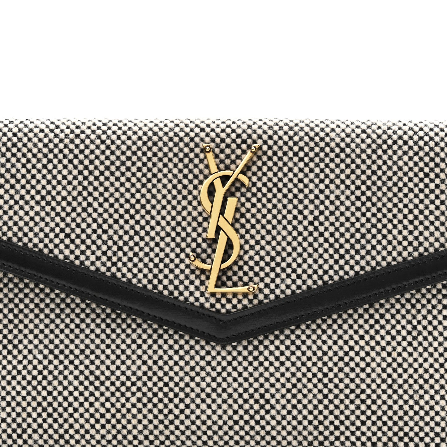 Canvas Uptown Pouch Black White