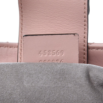 Gucci Calfskin Matelasse Medium GG Marmont Shoulder Tote Bag Perfect Pink 8 of 9