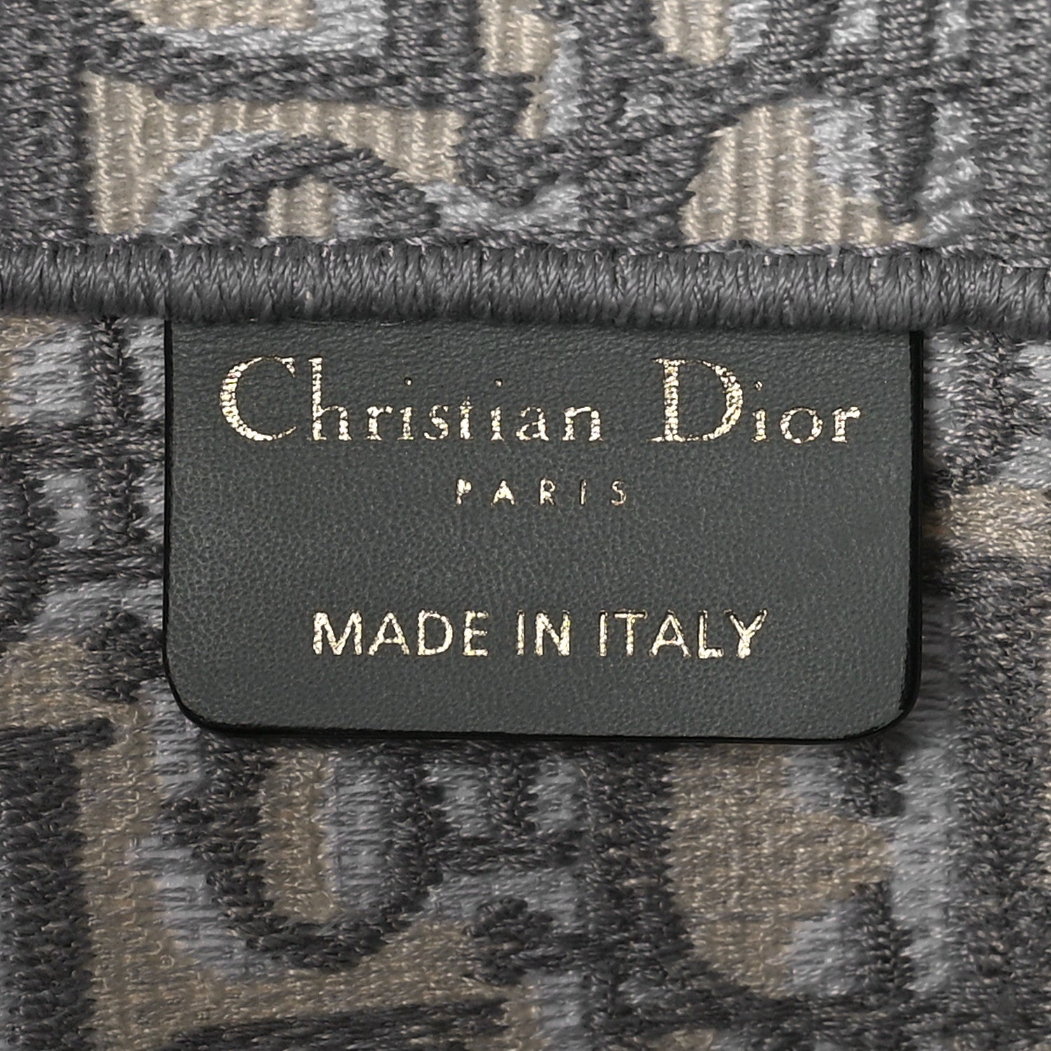Christian Dior Oblique Medium Book Tote Grey 6 of 9
