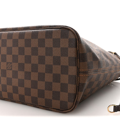 Louis Vuitton Damier Ebene Neo Neverfull MM Rose Ballerine 10 of 10