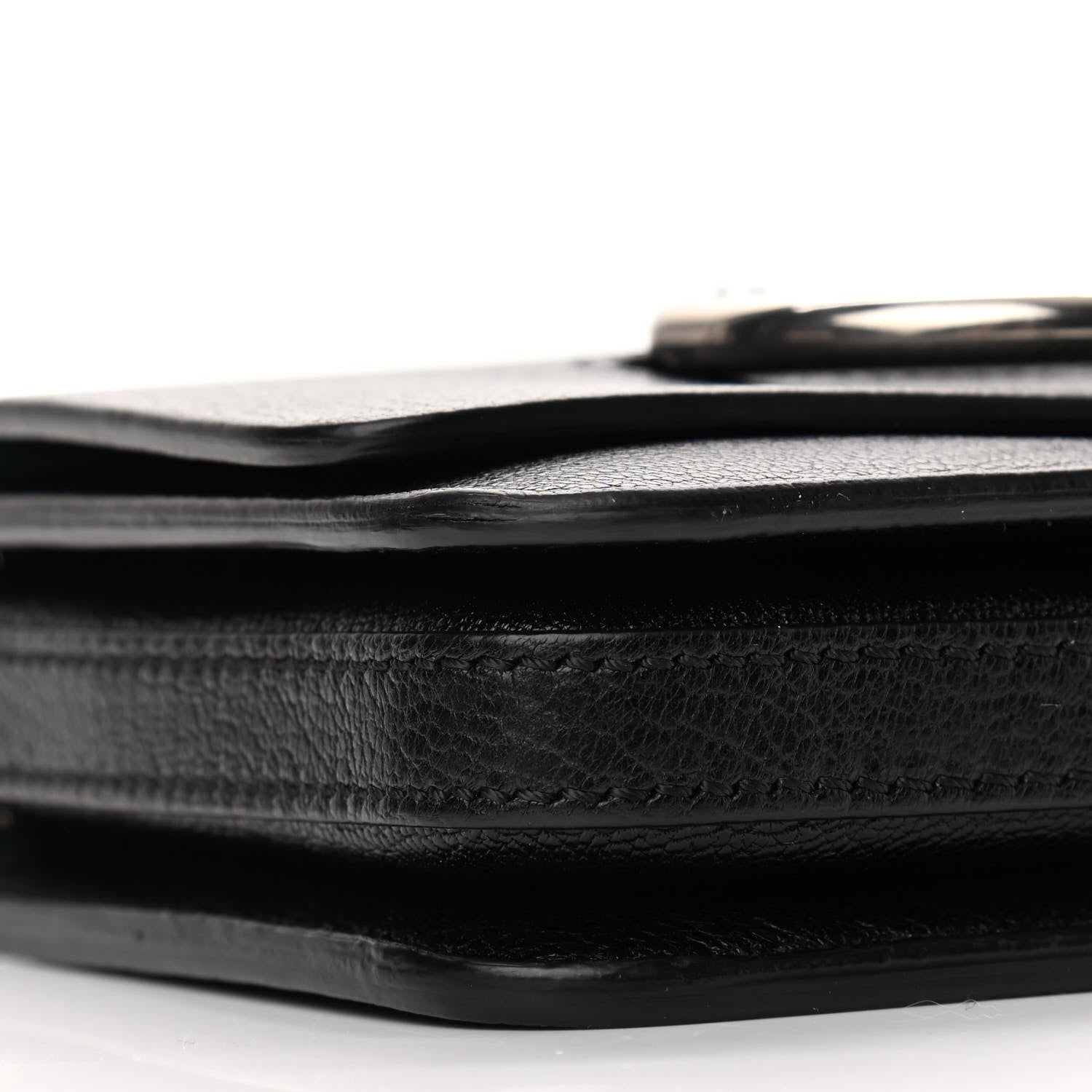 Burberry Goatskin Mini D-Ring Bag Black 9 of 10