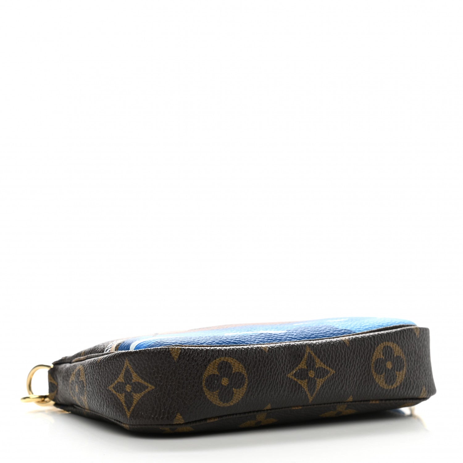 Louis Vuitton Monogram 2019 Christmas Animation Mini Venice Pochette Accessories Blue 4 of 7