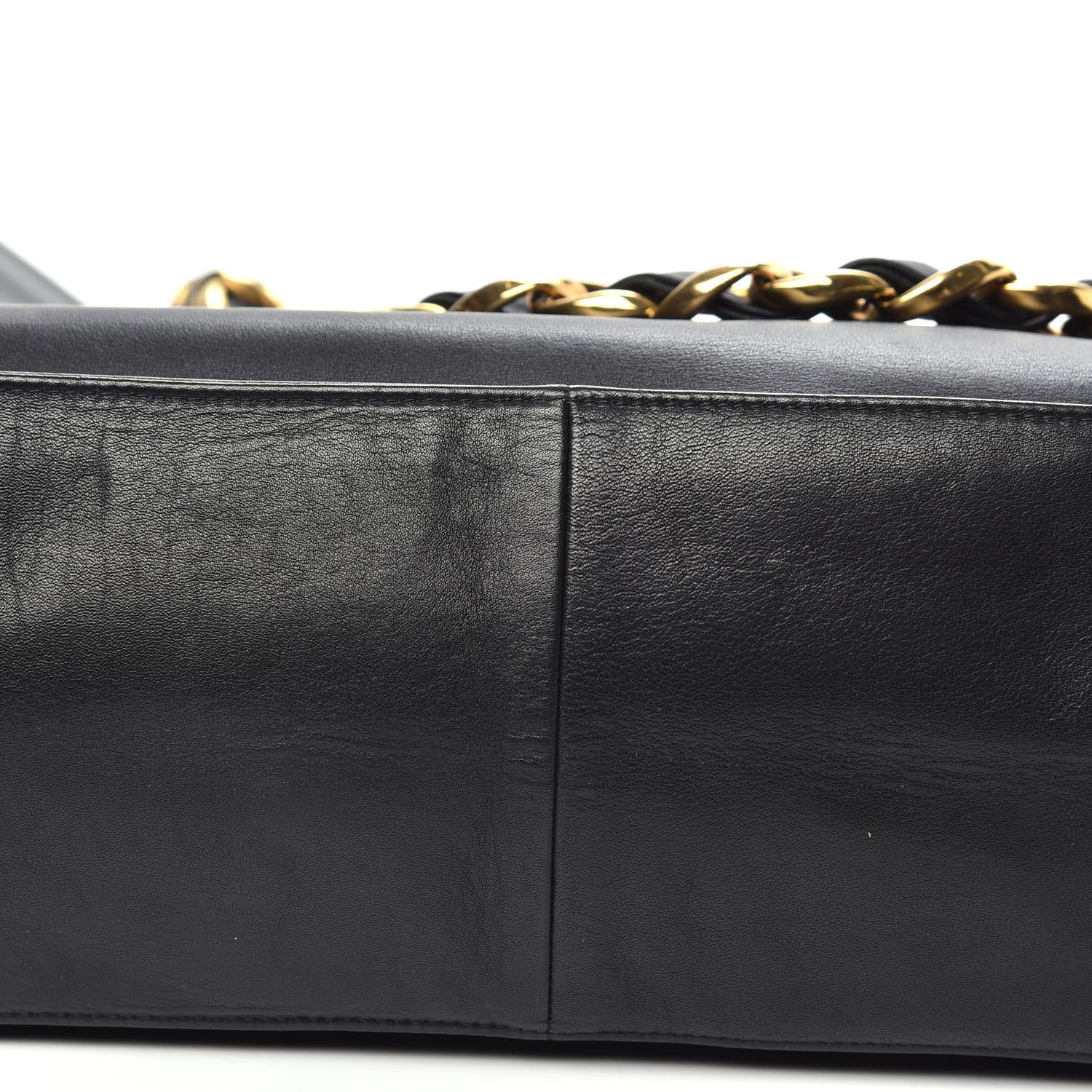 Chanel Lambskin CC Tote Black 10 of 14