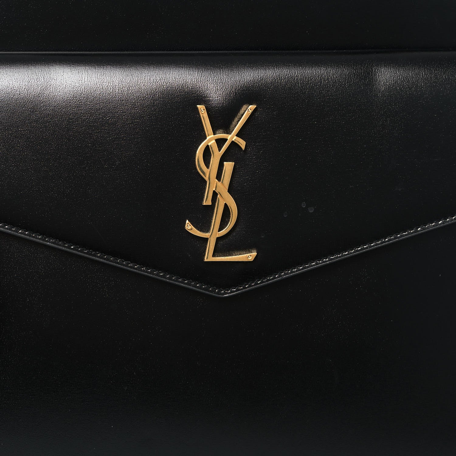 Saint Laurent Shiny Calfskin Large Uptown Tote Black 6 of 15