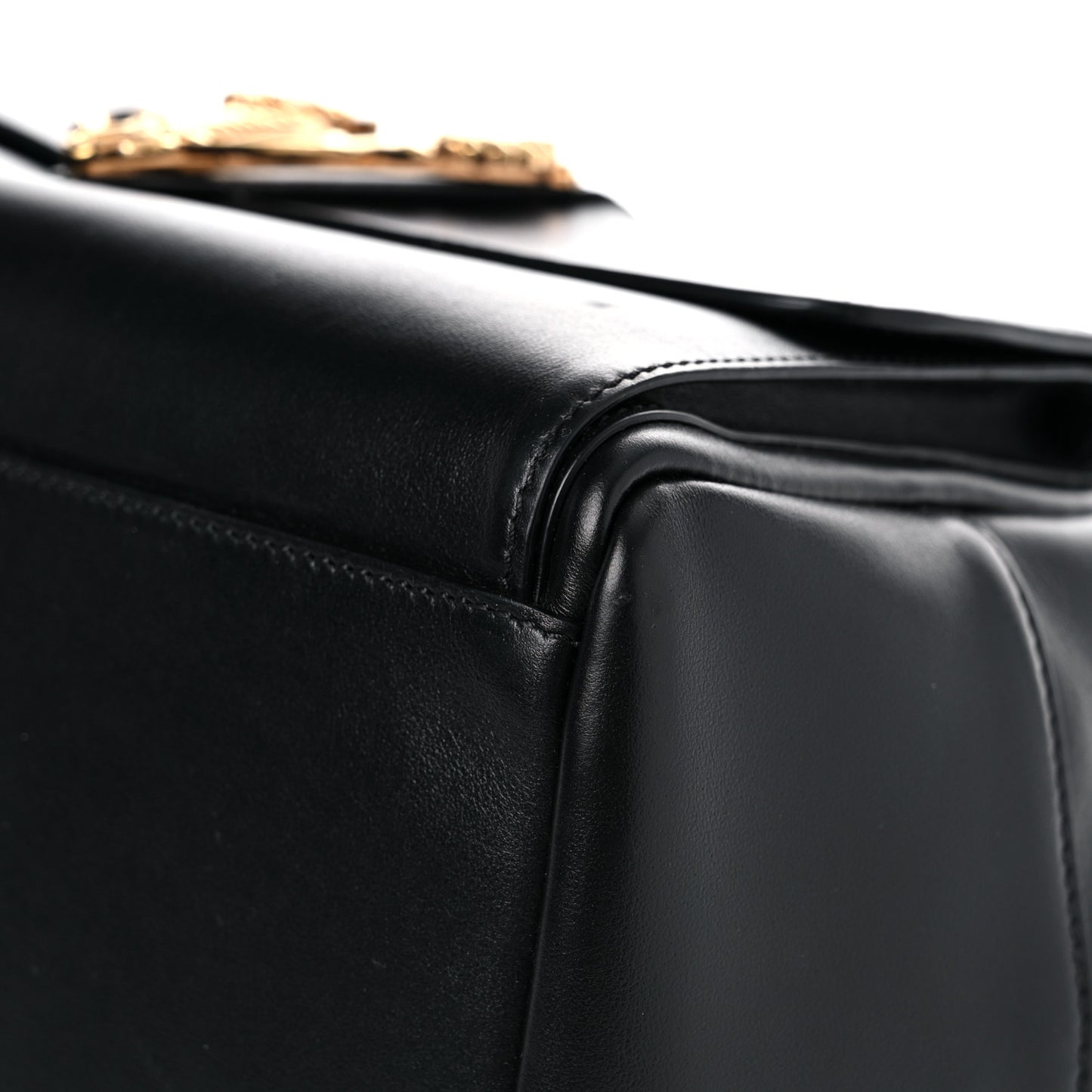 Saffiano Virtus Small Bowling Bag Black