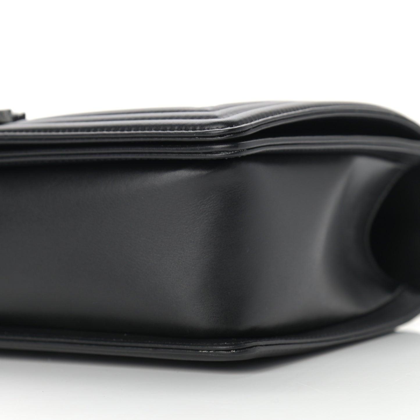 Calfskin Quilted New Medium Boy Flap So Black