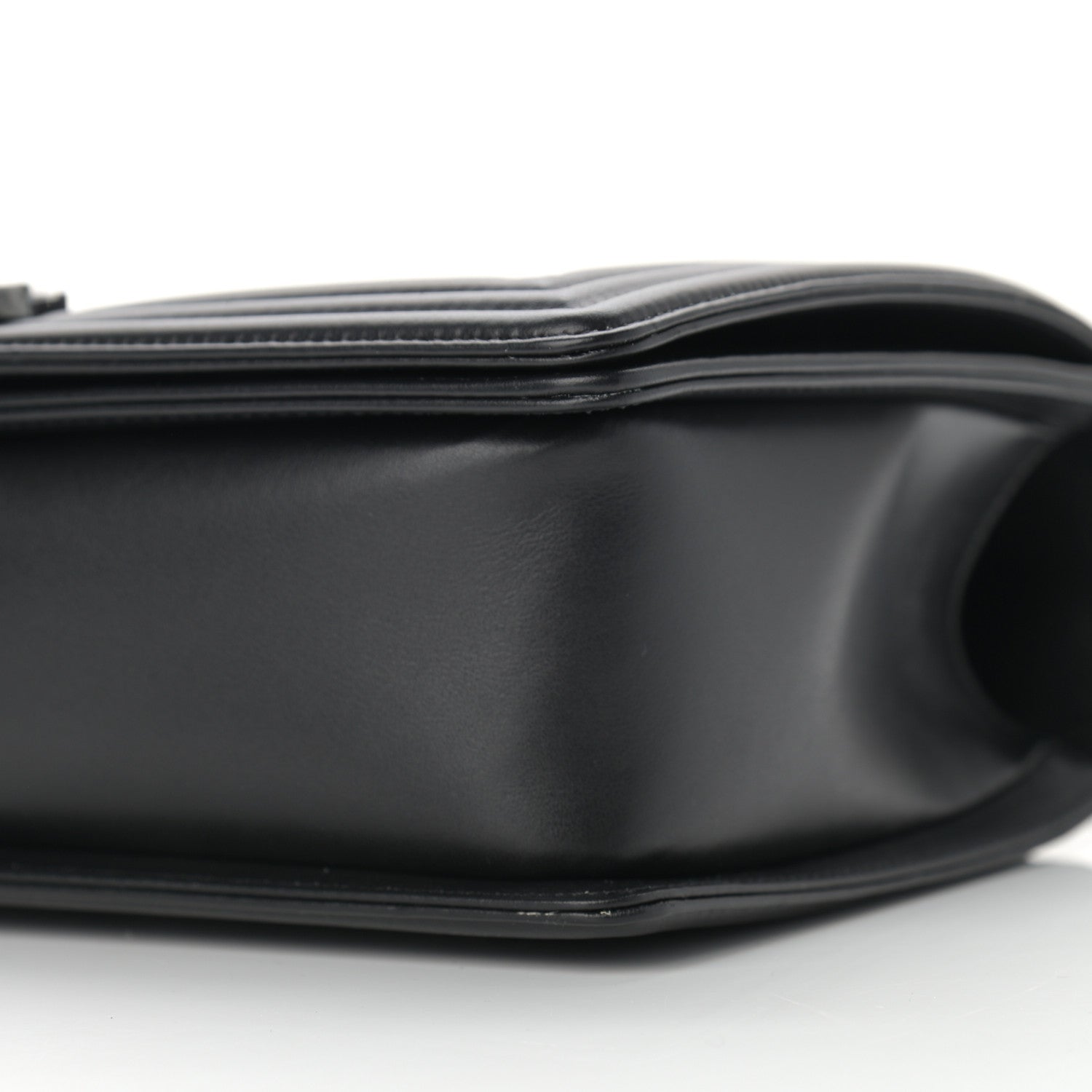 Chanel Calfskin Quilted New Medium Boy Flap So Black 9 of 10