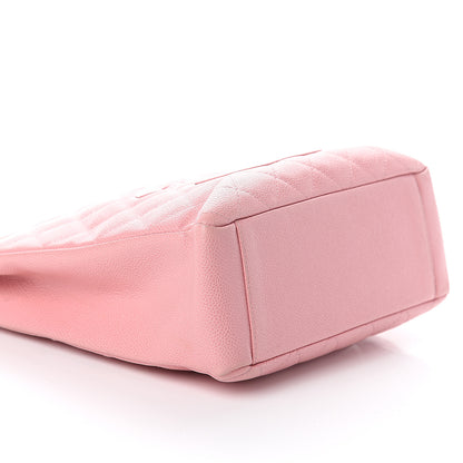 Chanel Caviar Quilted Petit Shopping Tote PST Pink 8 of 9