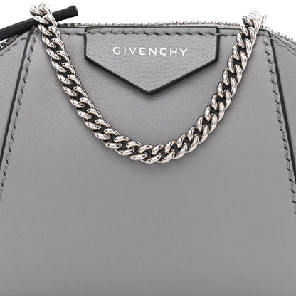 Givenchy Lambskin Baby Antigona with Chain Grey 8 of 10