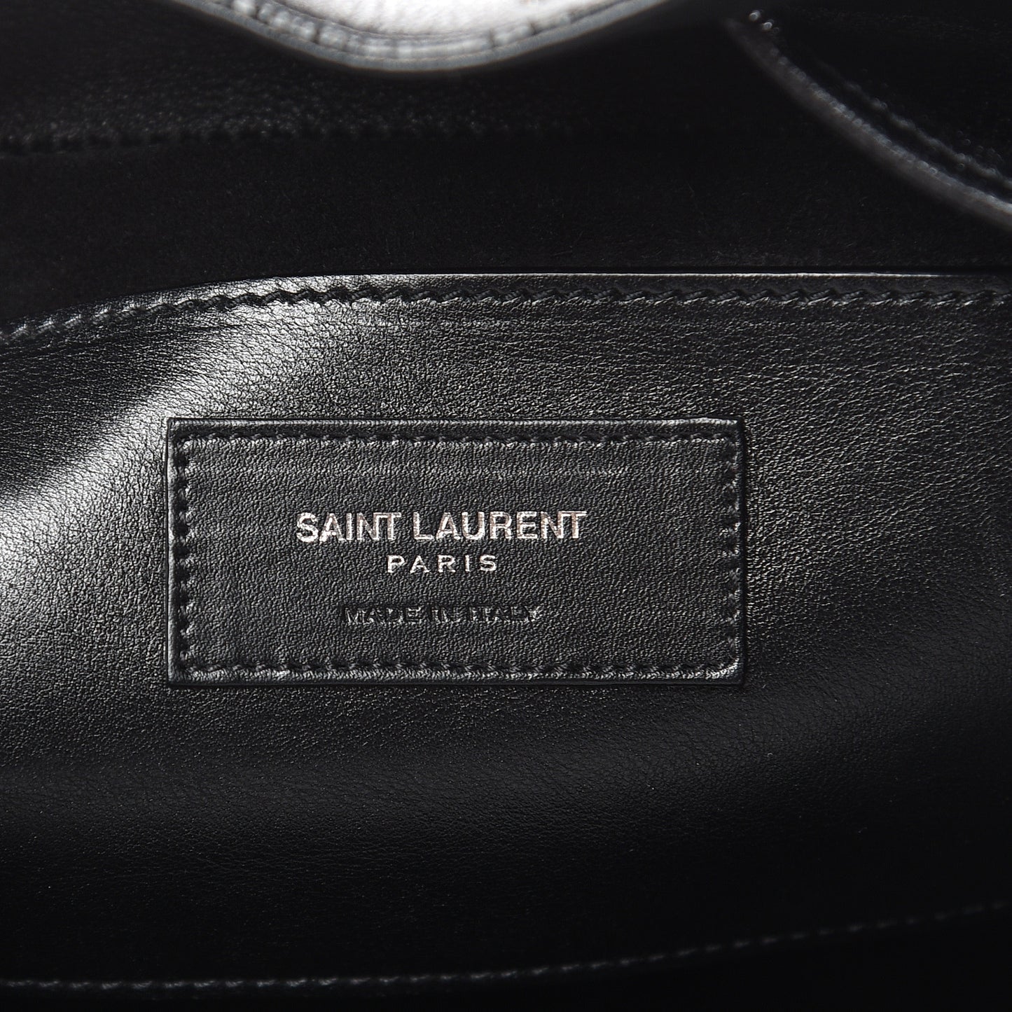 Calfskin Studded Medium Emmanuelle Bucket Bag Black