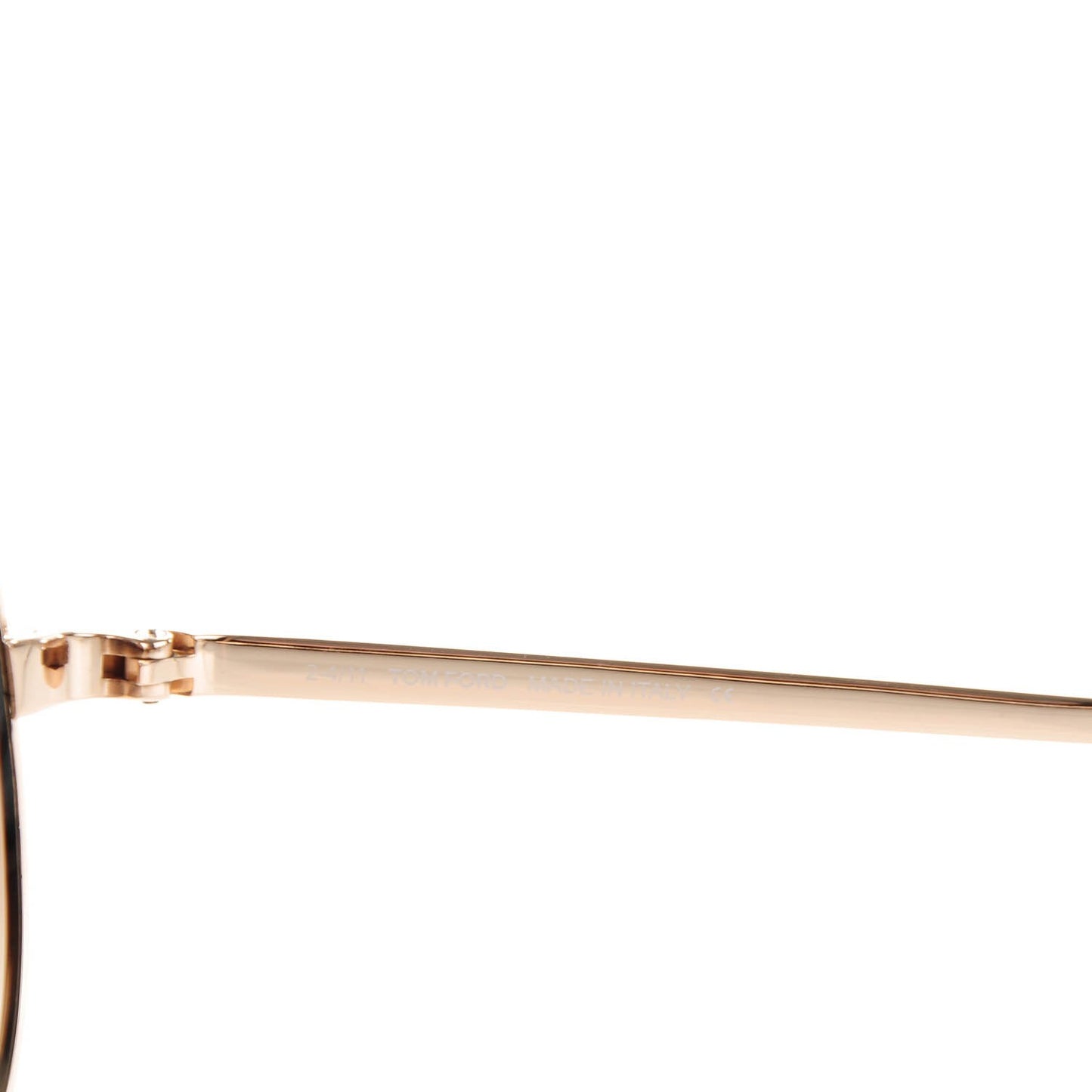 Metal Charles Aviator Sunglasses TF35 Gold