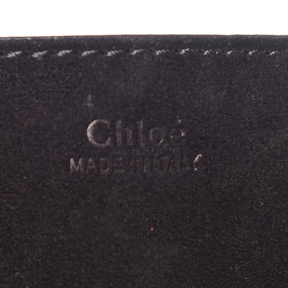 Chloe Suede Smooth Calfskin Drew Shoulder Bag Black 8 of 12