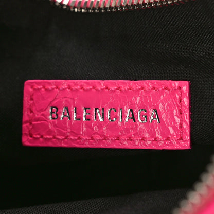 Balenciaga Agneau Arena Le Cagole Shoulder Bag XS Fluo Pink 6 of 8