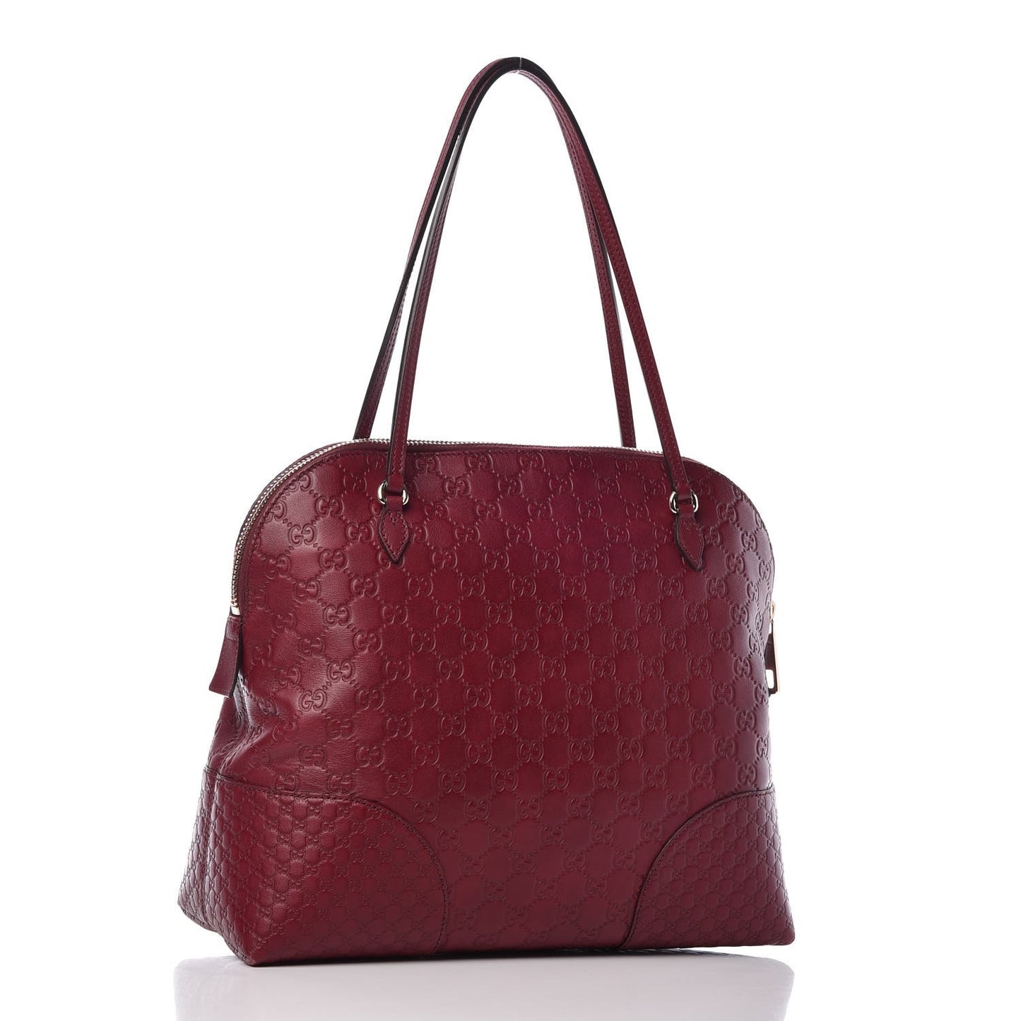 Guccissima Medium Bree Shoulder Bag Classic Ruby