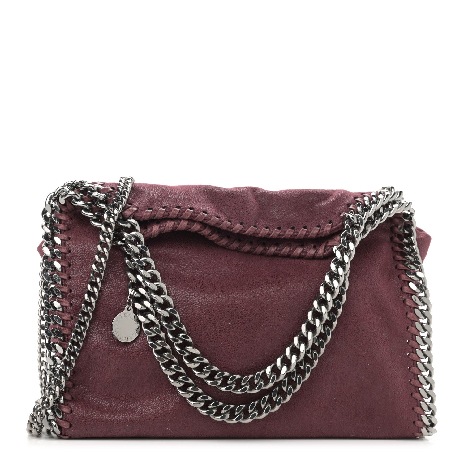 Stella McCartney Shaggy Deer Falabella Fold Over Tote Ruby 1 of 10