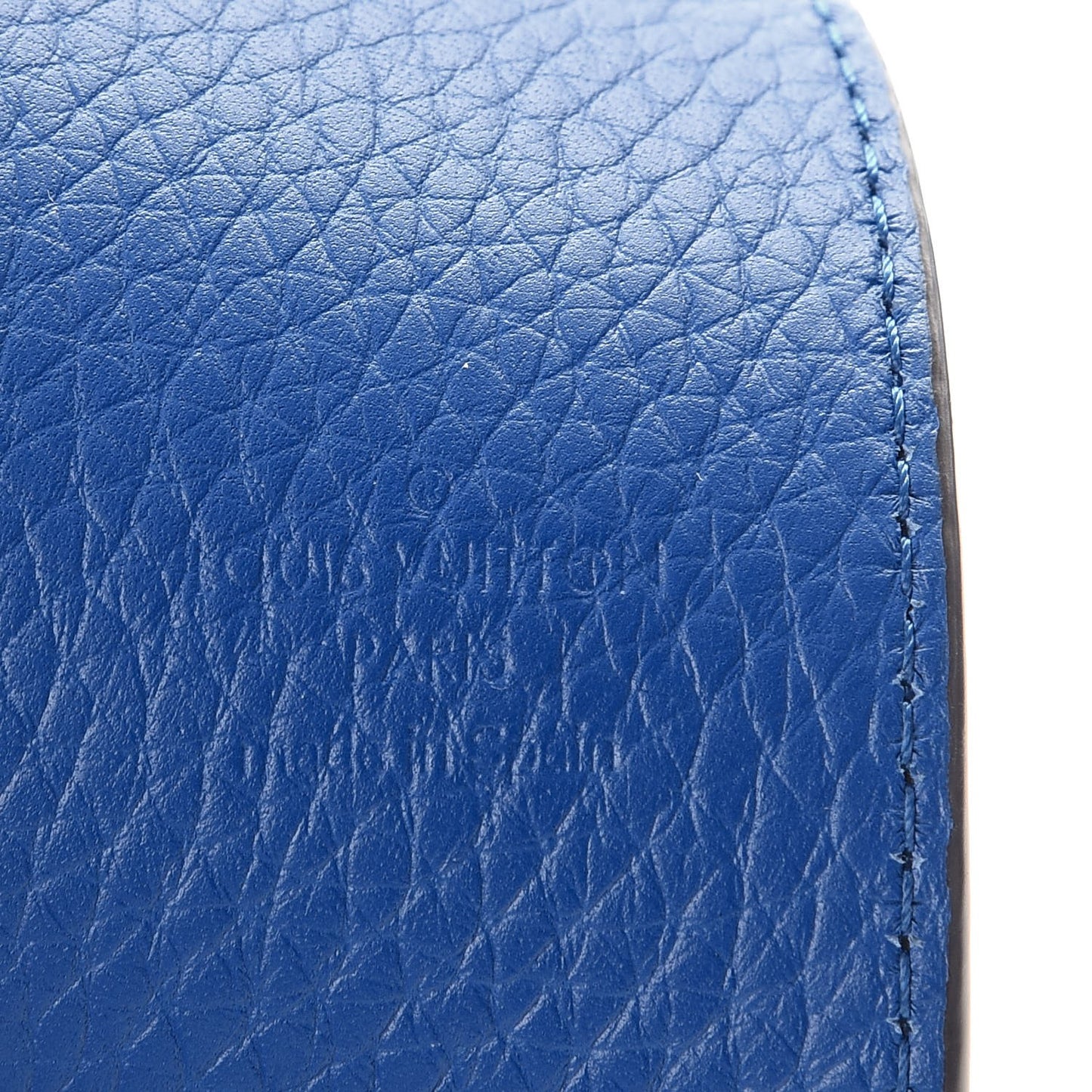 Taurillon Bandouliere Shoulder Strap Blue