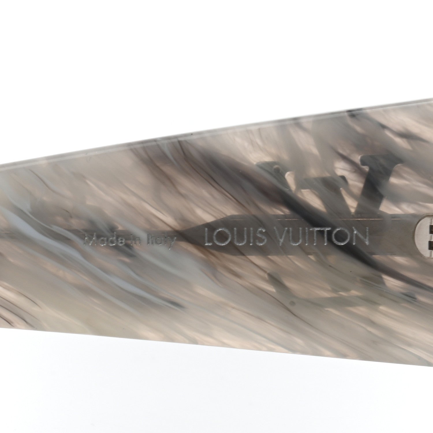 Louis Vuitton Acetate Selby Sunglasses Z1248E White Marble 5 of 7