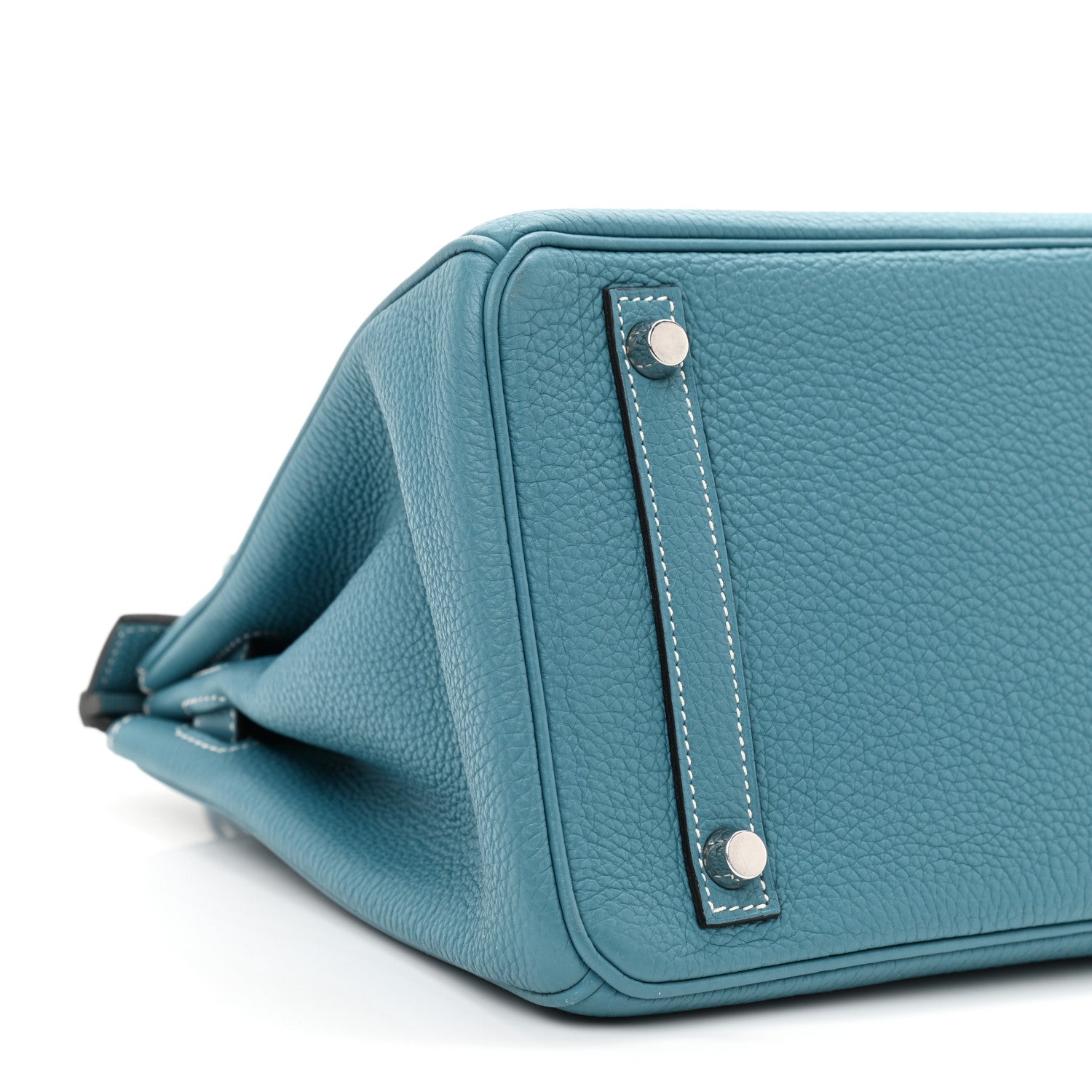 Hermes Togo Birkin 30 Blue Jean 9 of 13