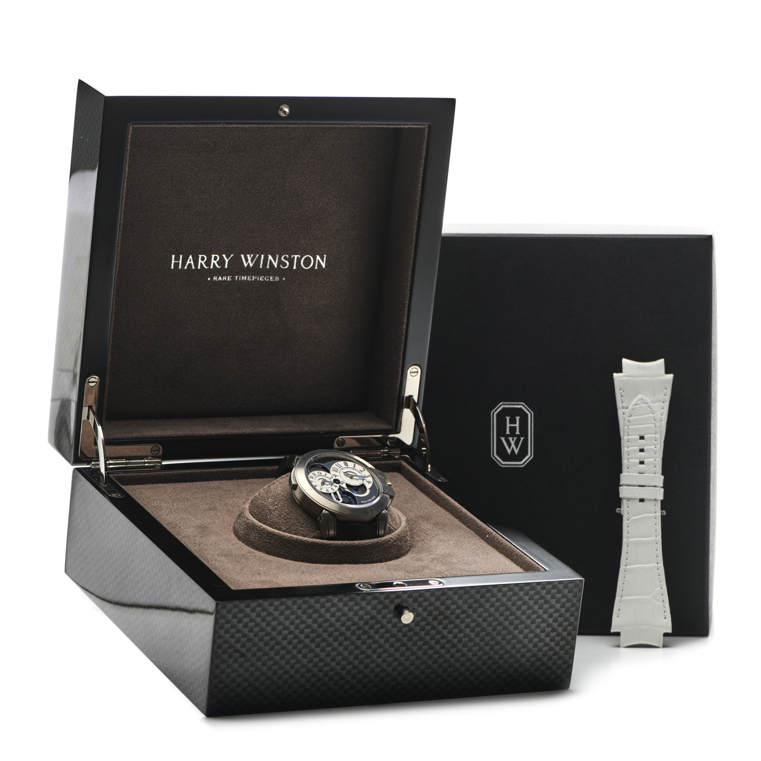 Harry Winston Stainless Steel Rubber 44mm Zalium Ocean Project Z4 Automatic Watch Black 5 of 5