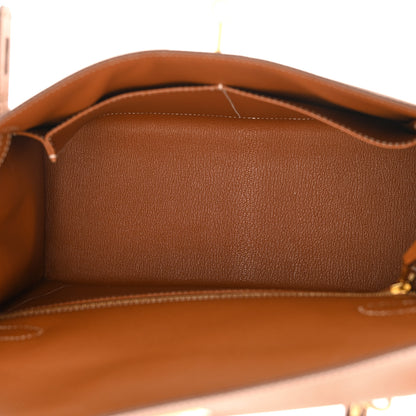 Hermes Epsom Kelly Sellier 28 Cognac 5 of 12